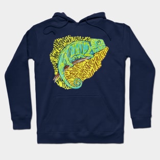 chameleon is not alone Hoodie